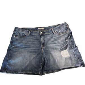 Levi's Womens High Rise Jean Shorts, sz 24W